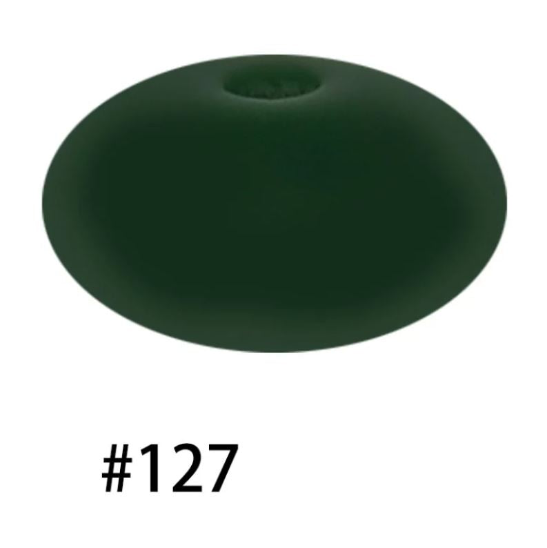 14mm Silicone Abacus Spacer Beads
