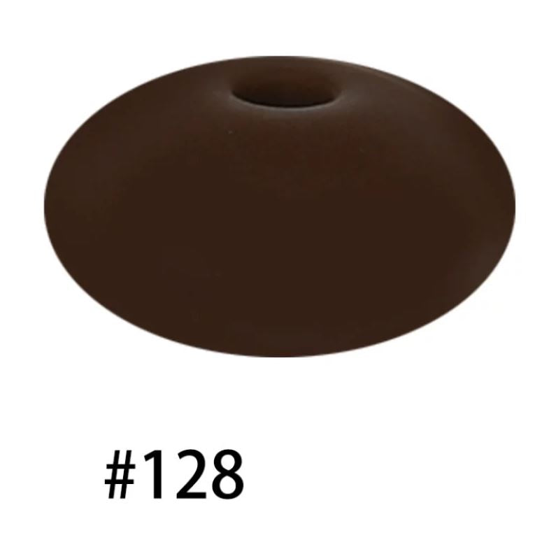 14mm Silicone Abacus Spacer Beads