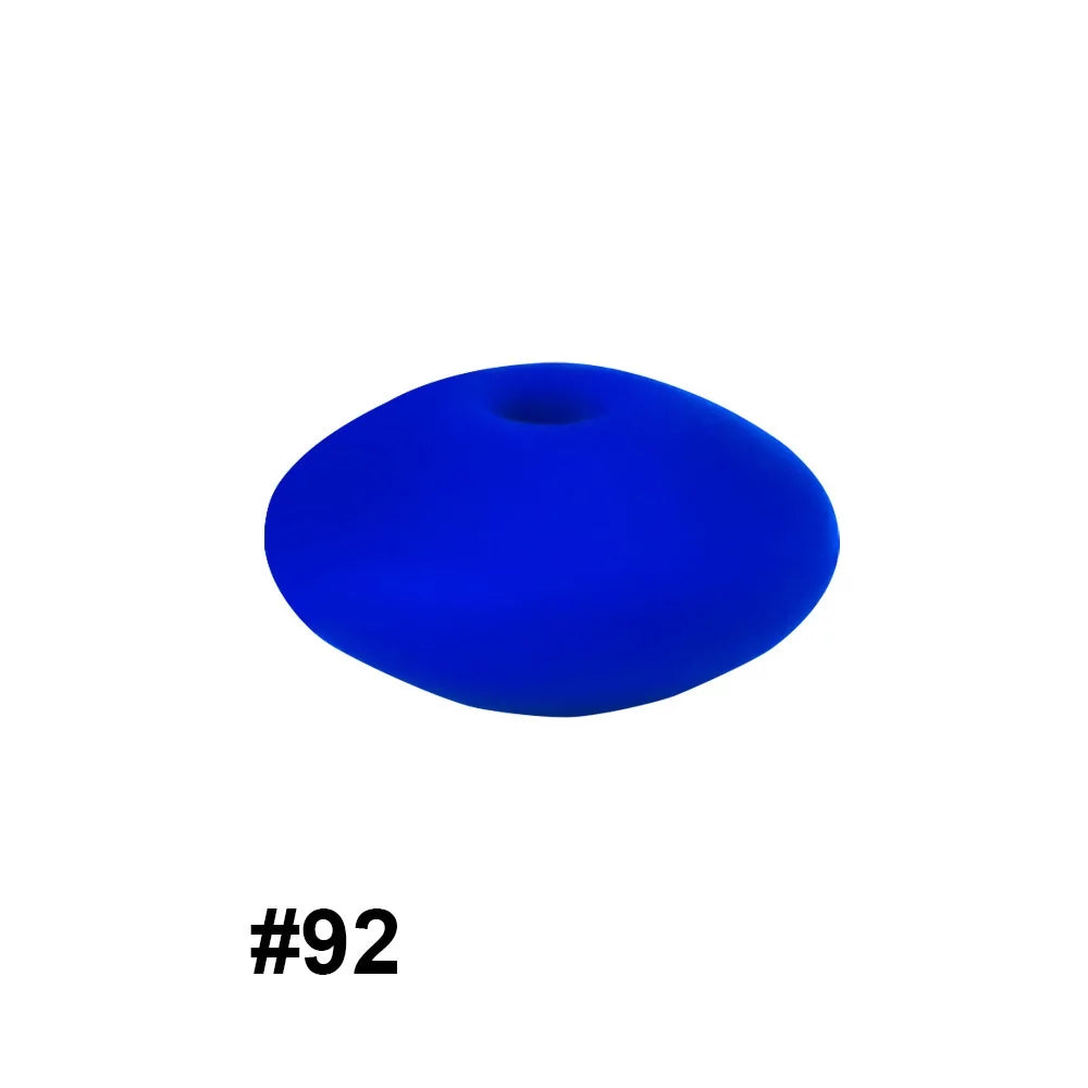 14mm Silicone Abacus Spacer Beads