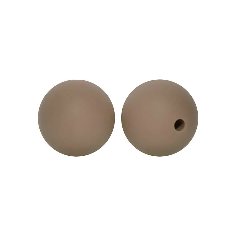 15mm Round Silicone Beads