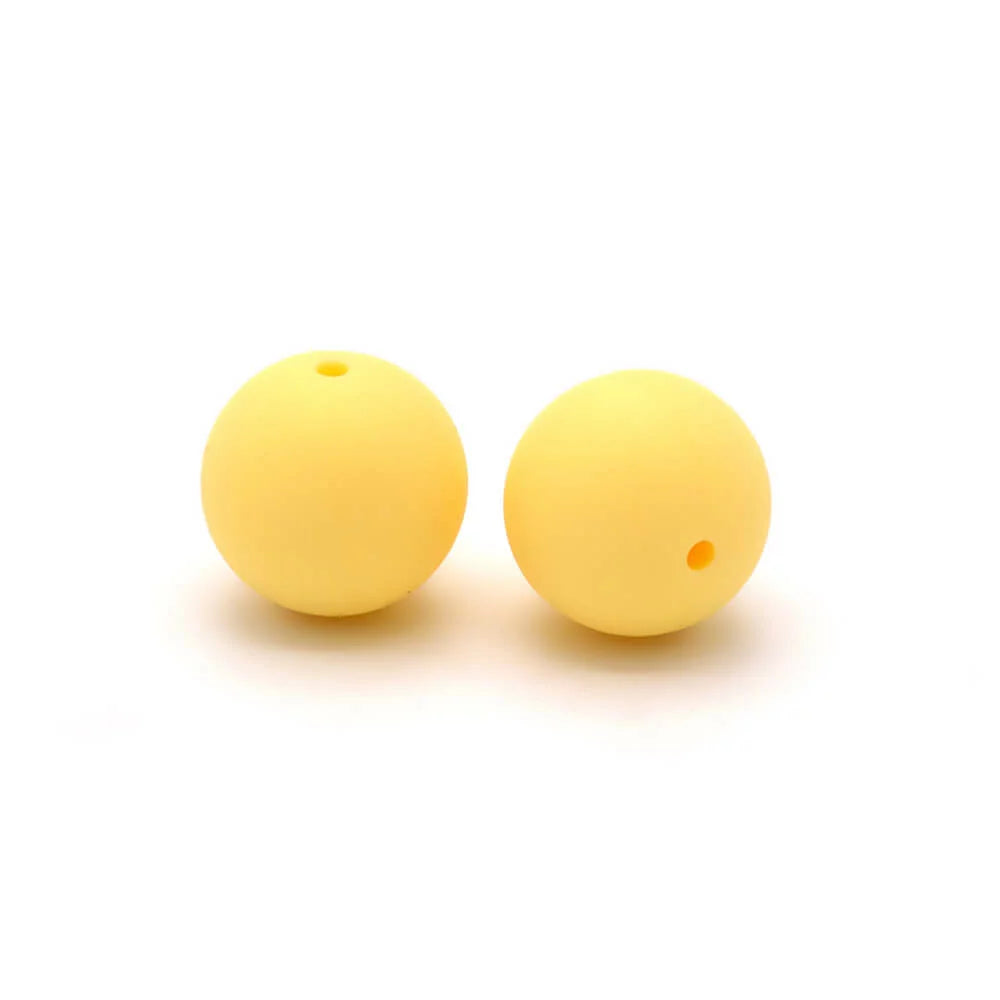 12mm Round Silicone Beads