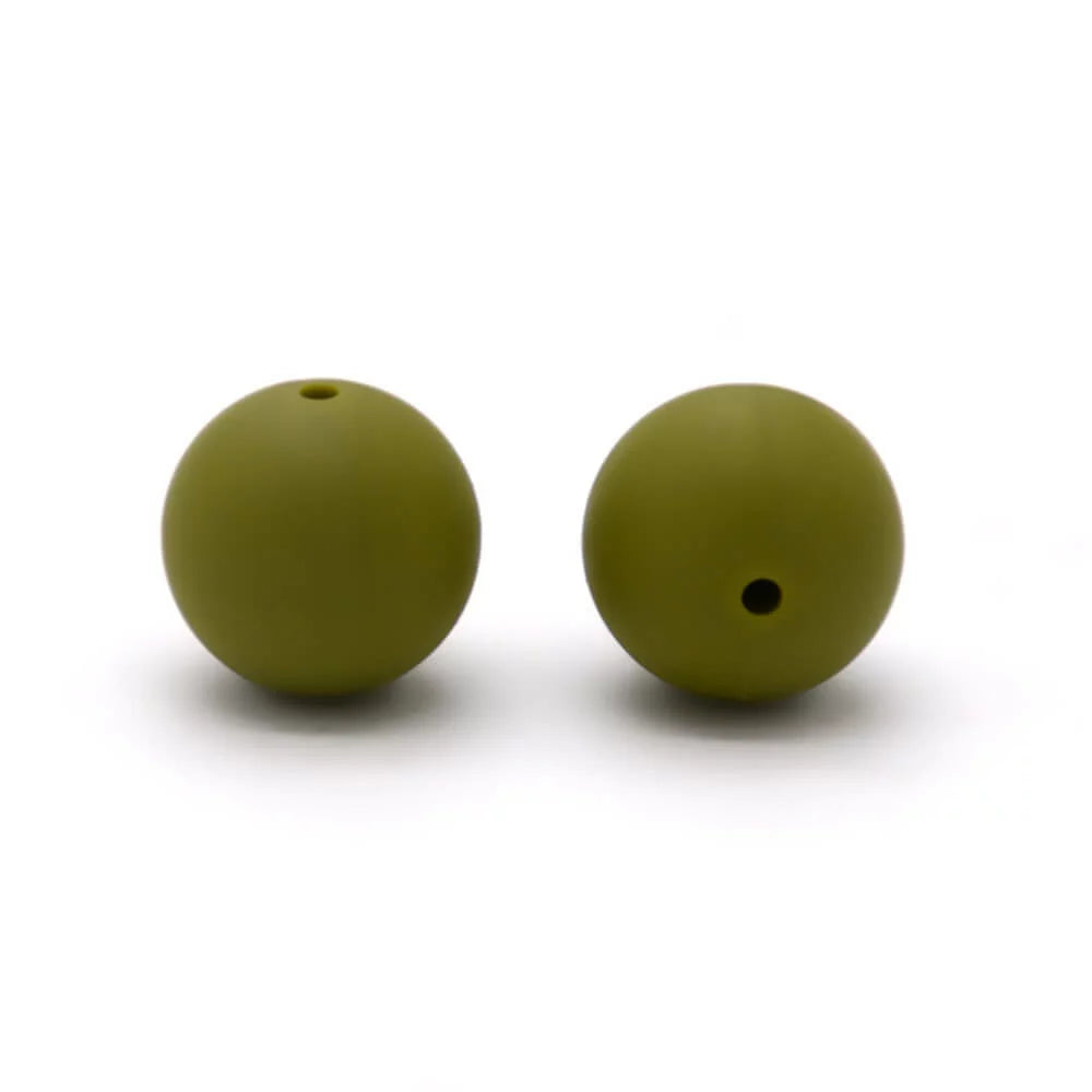 12mm Round Silicone Beads