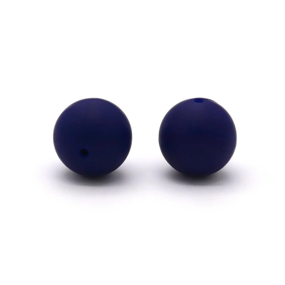 15mm Round Silicone Beads
