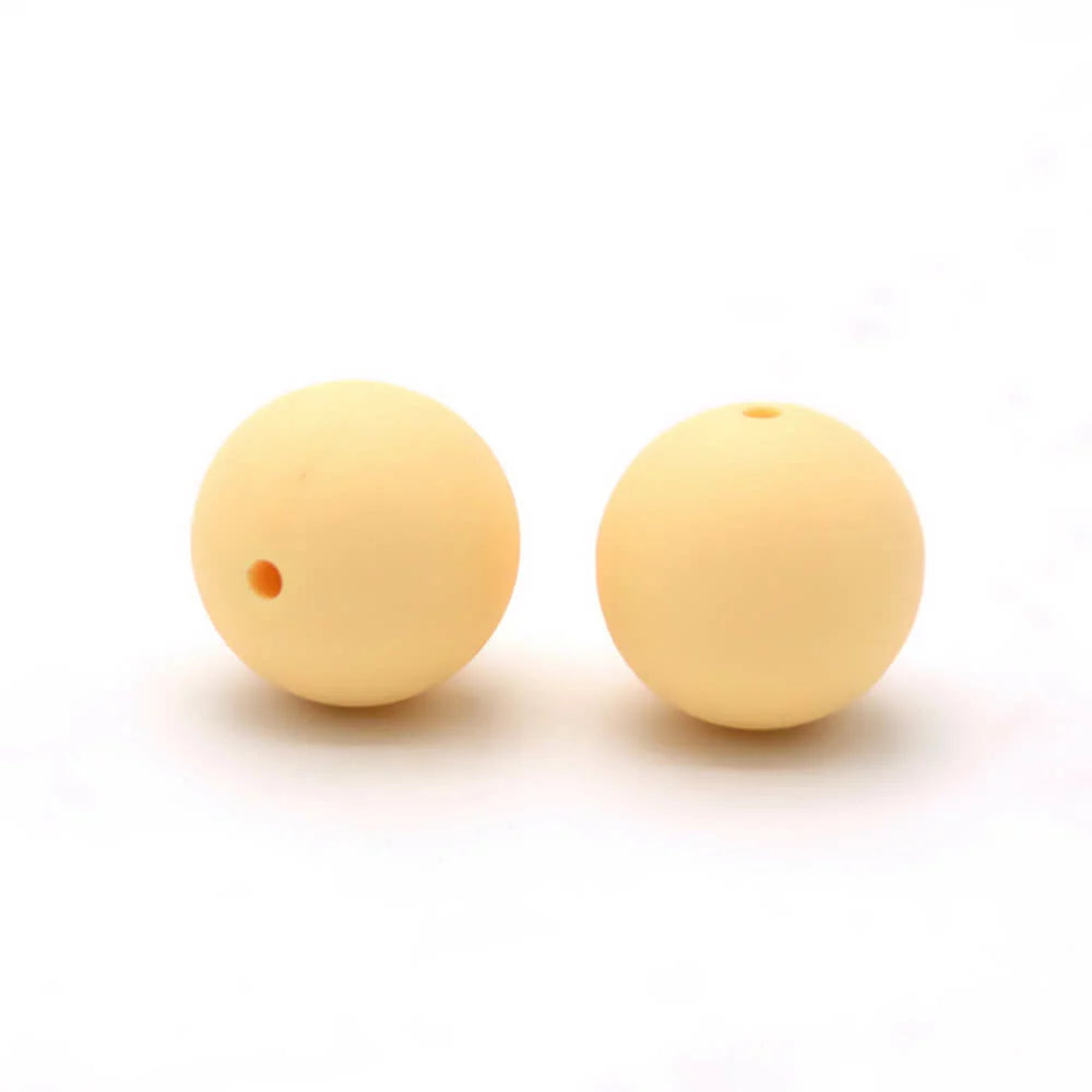 12mm Round Silicone Beads