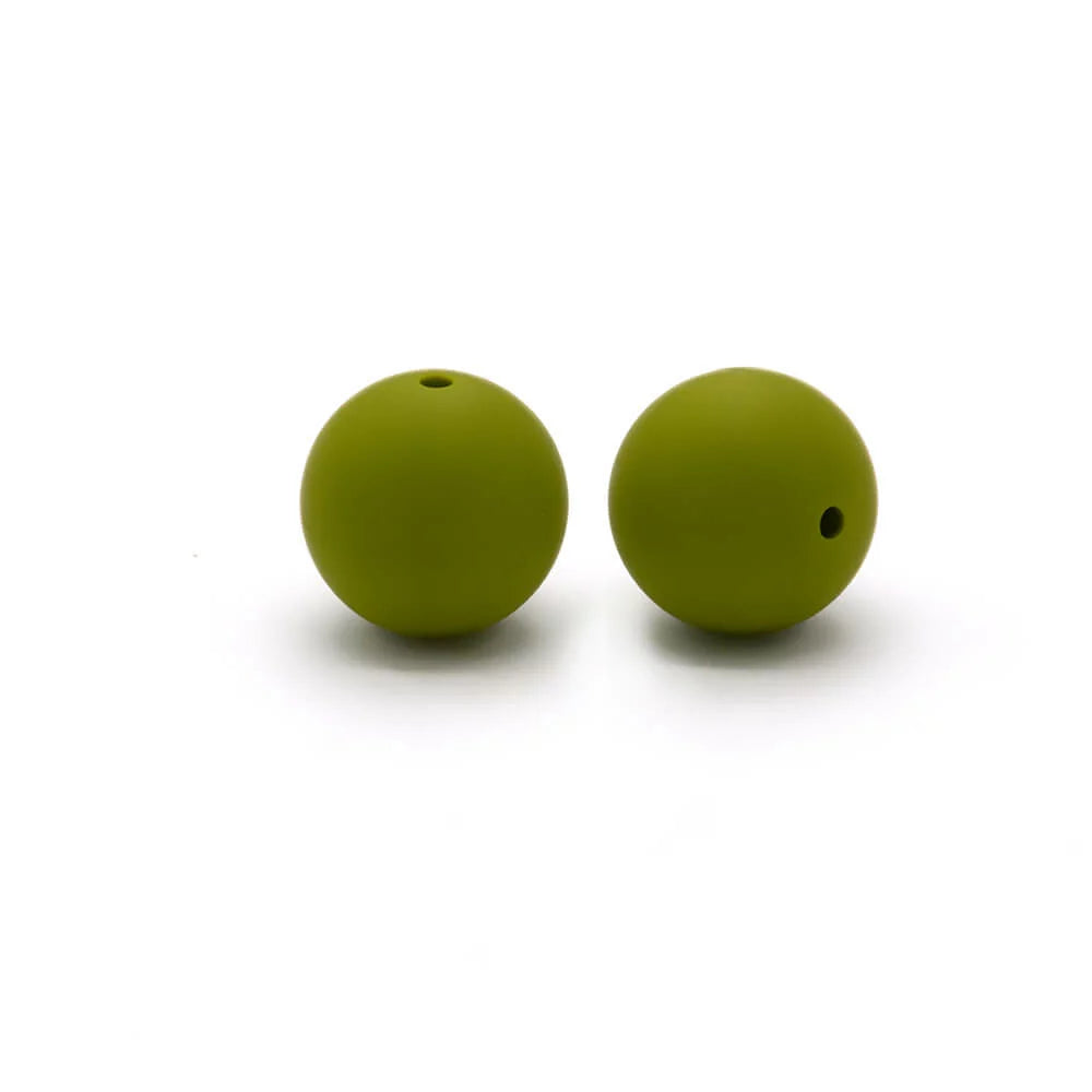 12mm Round Silicone Beads