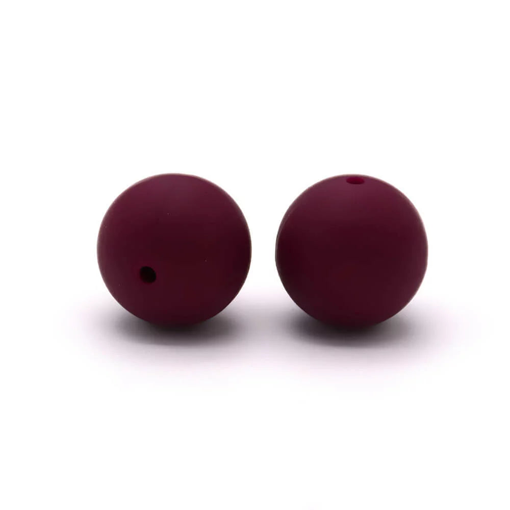 12mm Round Silicone Beads