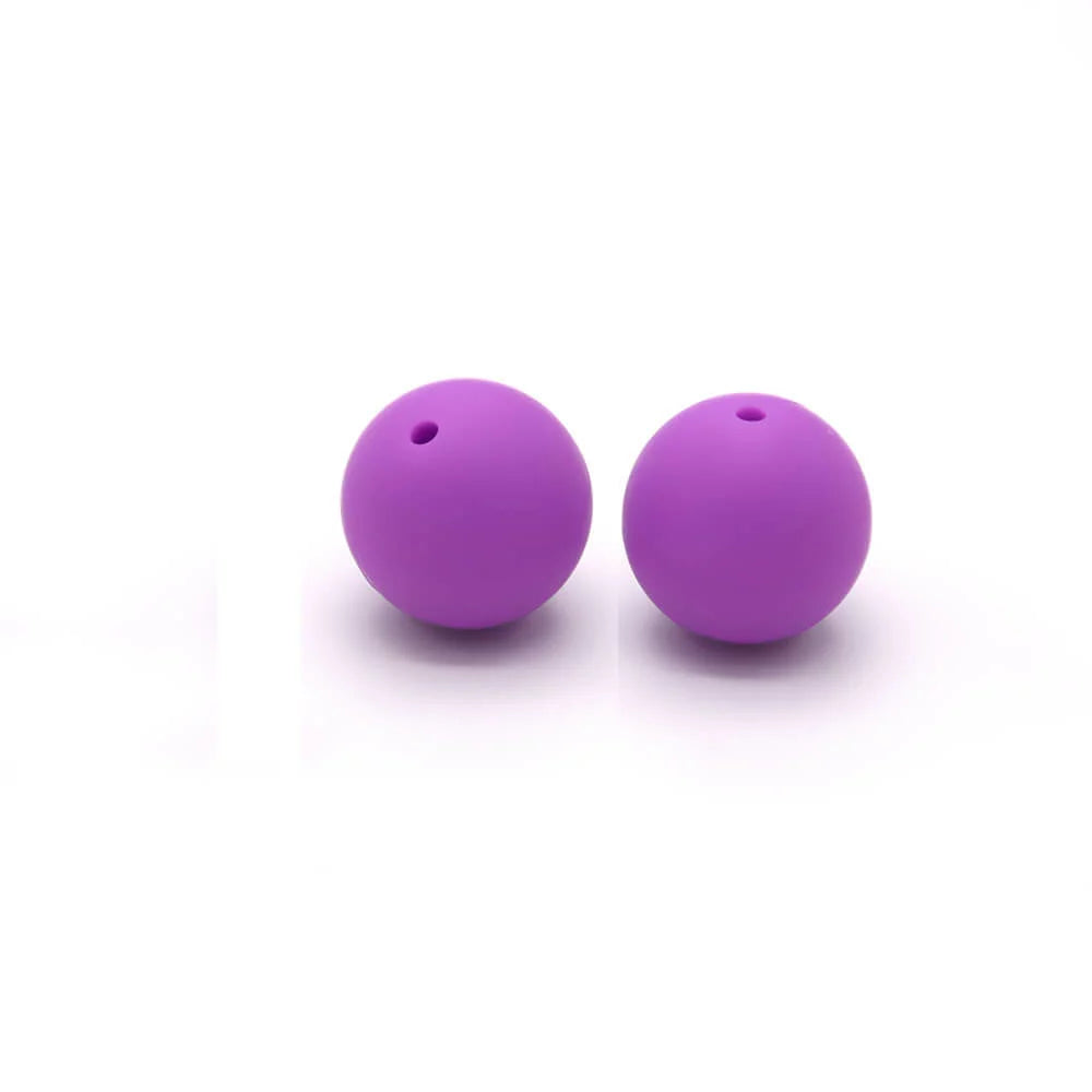 12mm Round Silicone Beads