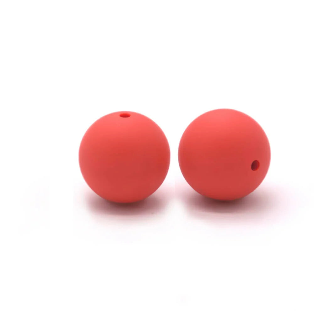 15mm Round Silicone Beads