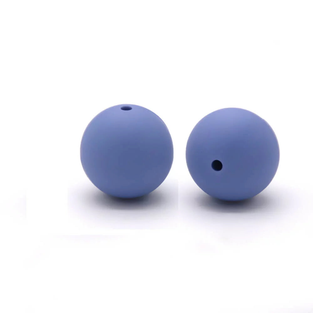 15mm Round Silicone Beads