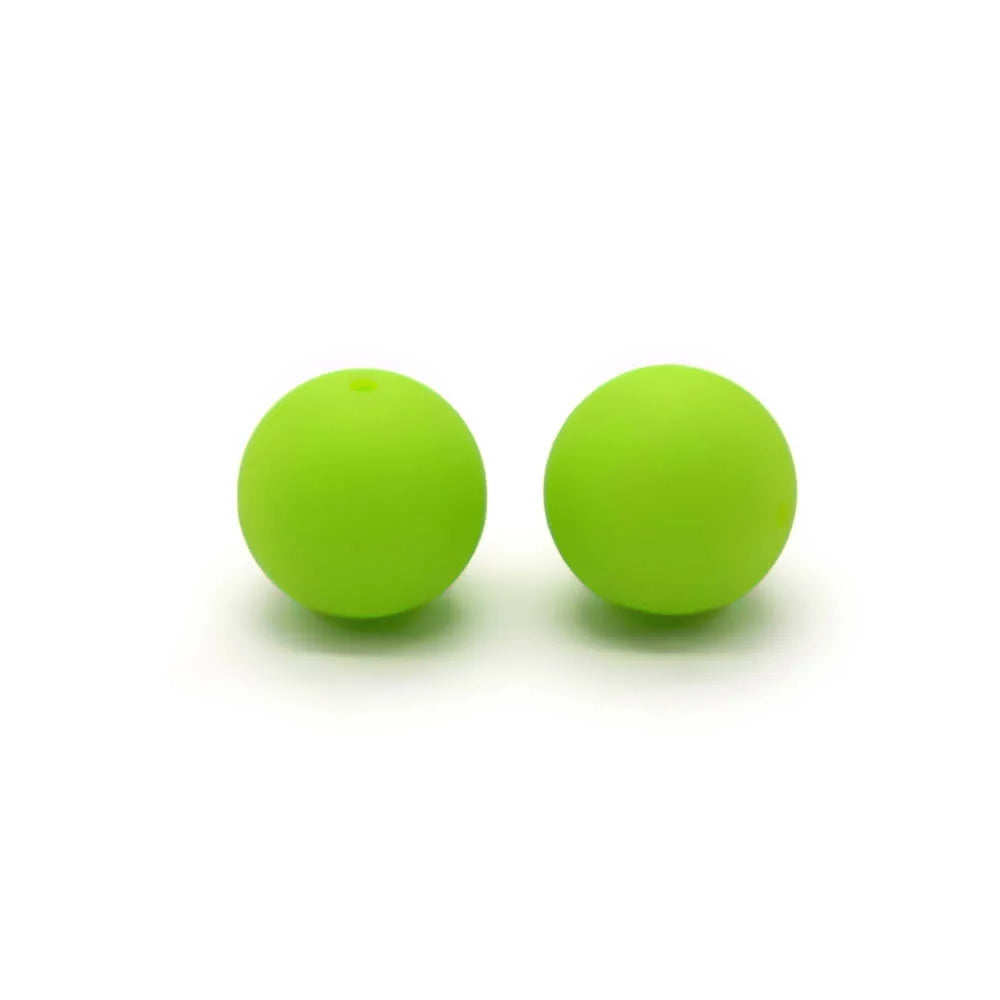 12mm Round Silicone Beads