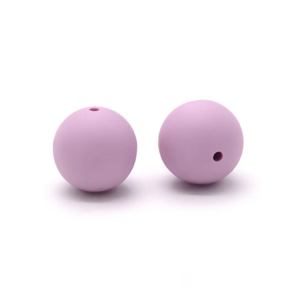 15mm Round Silicone Beads