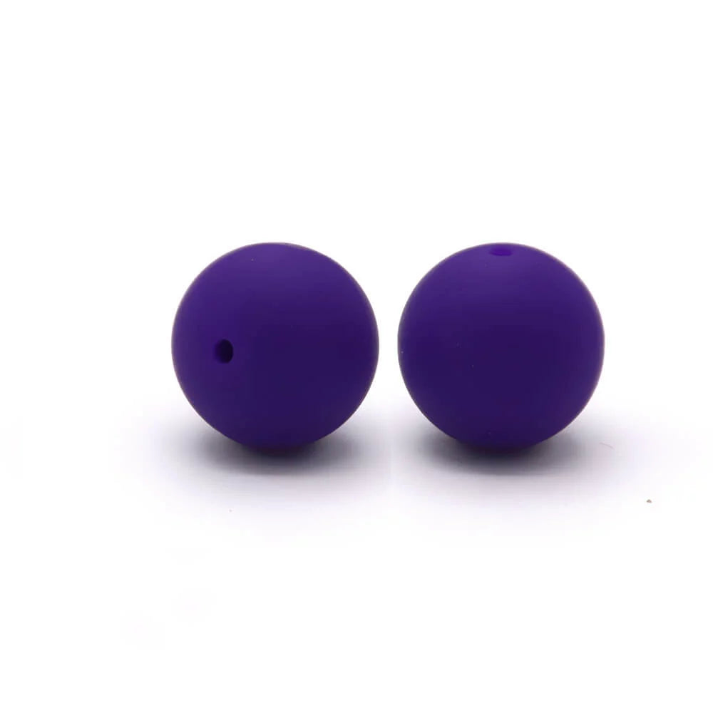 12mm Round Silicone Beads