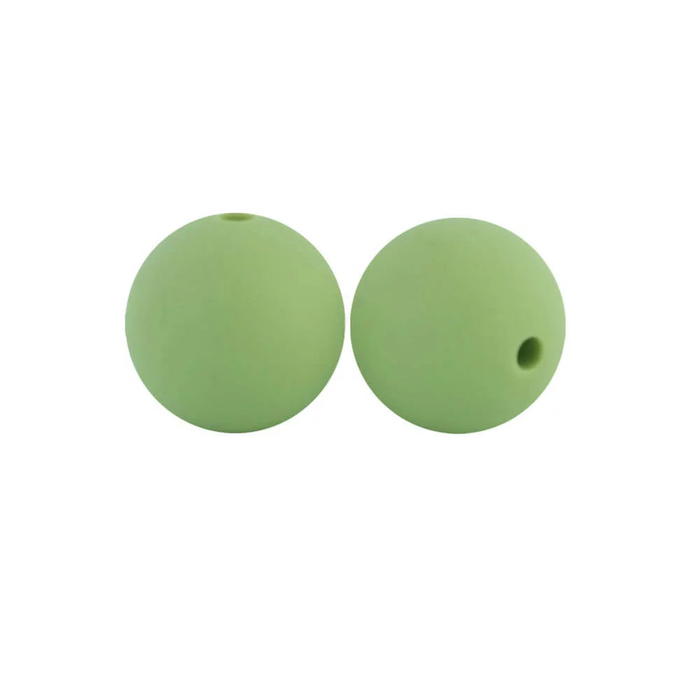 12mm Round Silicone Beads