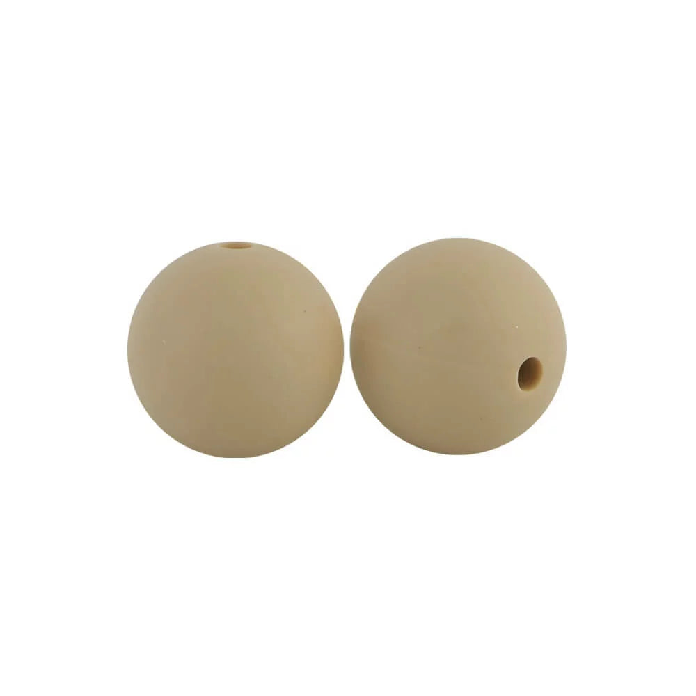 15mm Round Silicone Beads