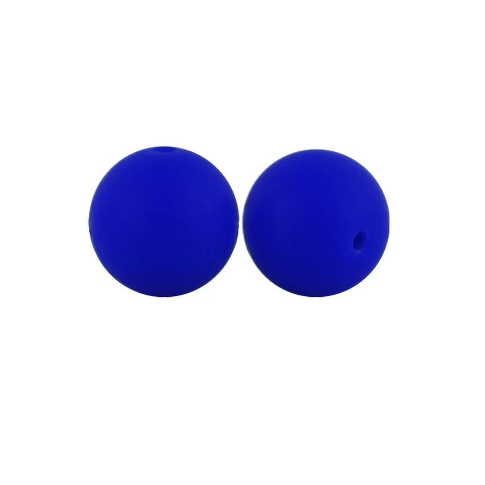 15mm Round Silicone Beads