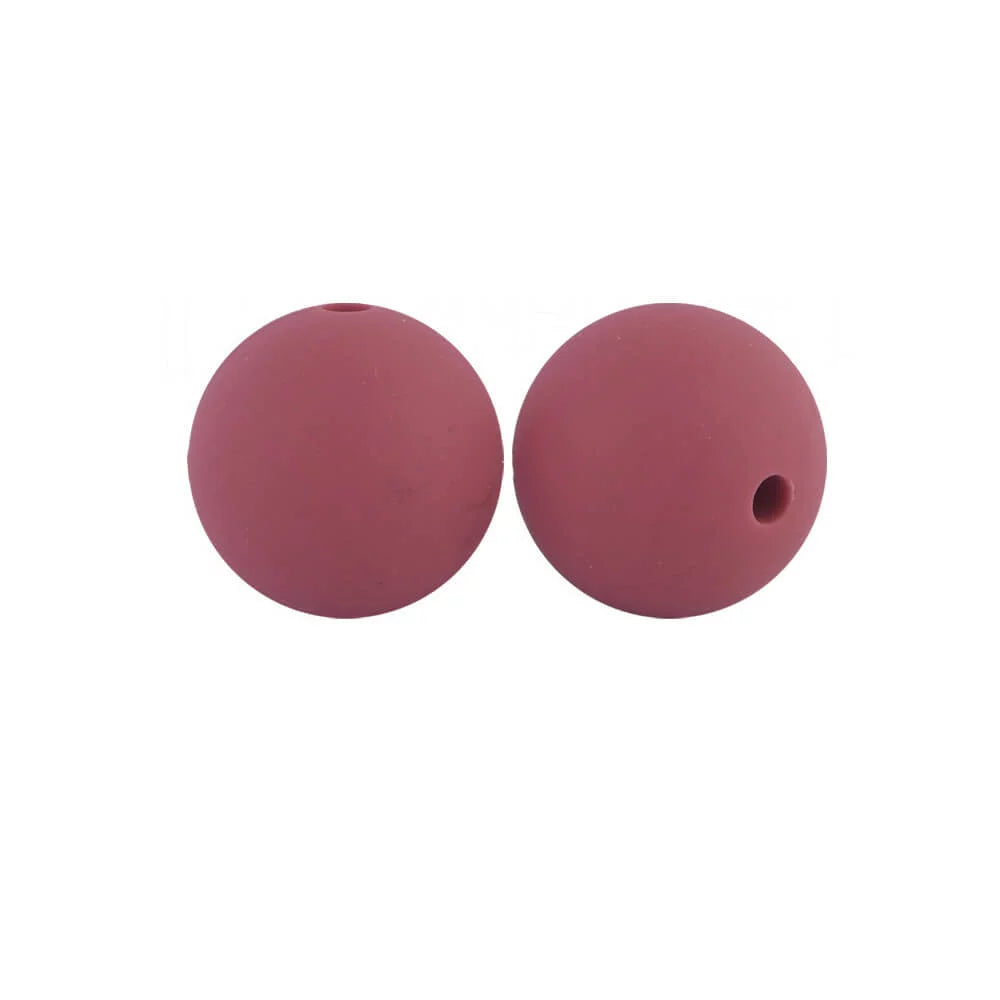 12mm Round Silicone Beads