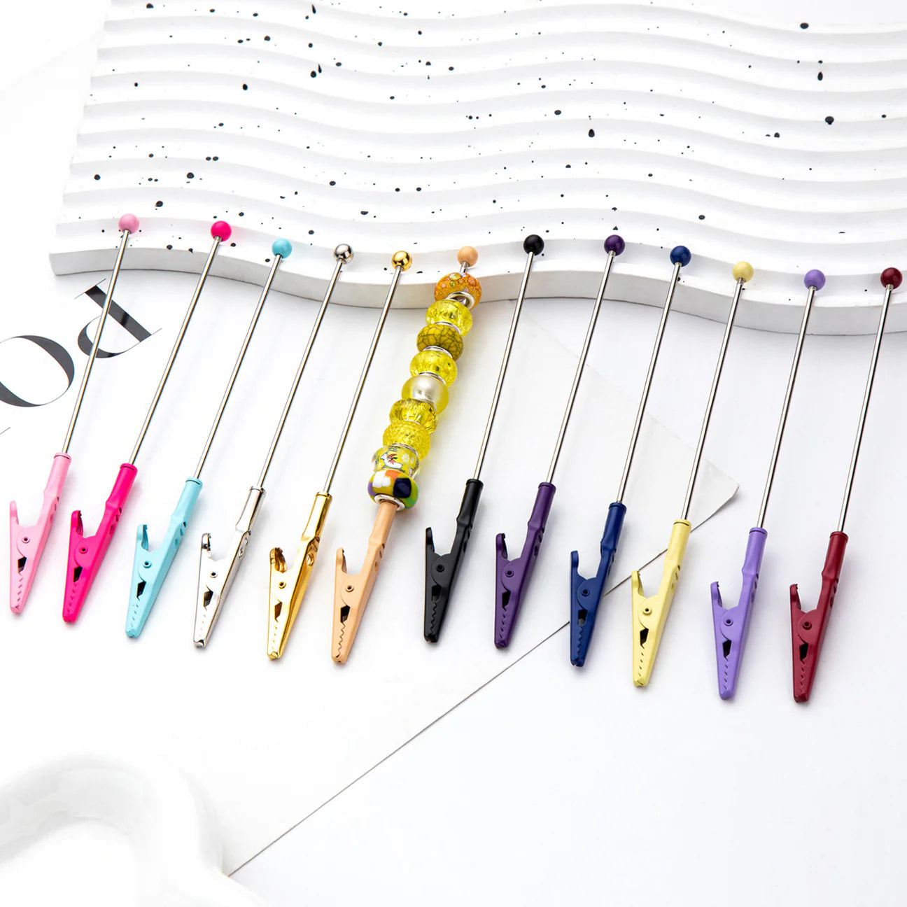 Beadable Alligator ATM Clip