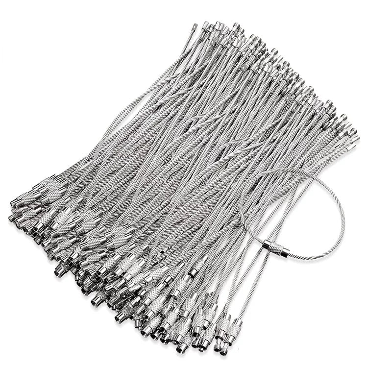 Beadable Cup Charm Wire Stainless Steel