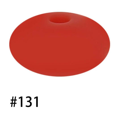 14mm Silicone Abacus Spacer Beads