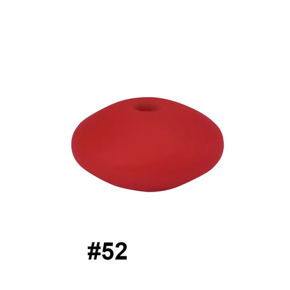 14mm Silicone Abacus Spacer Beads
