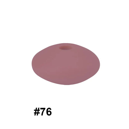 14mm Silicone Abacus Spacer Beads