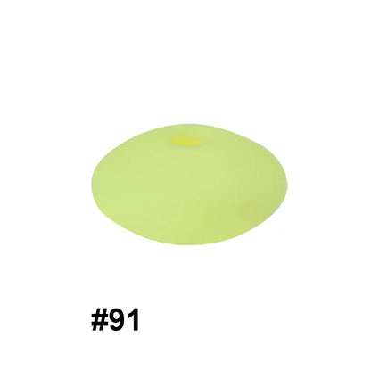 14mm Silicone Abacus Spacer Beads