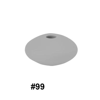 14mm Silicone Abacus Spacer Beads
