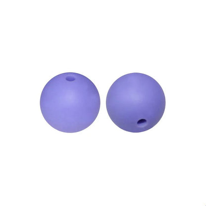 15mm Round Silicone Beads