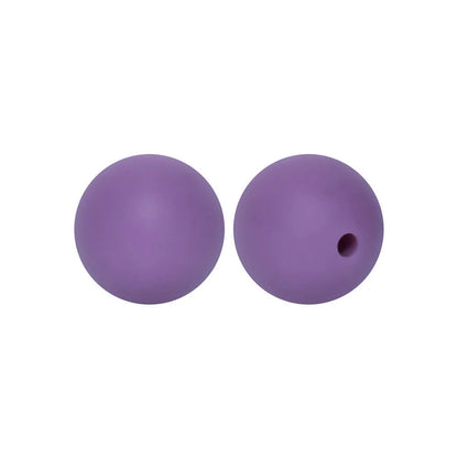 12mm Round Silicone Beads