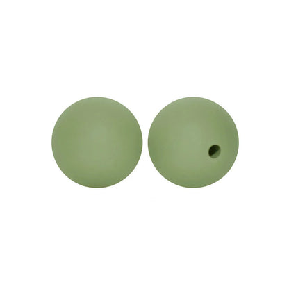 12mm Round Silicone Beads