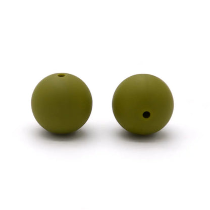 12mm Round Silicone Beads