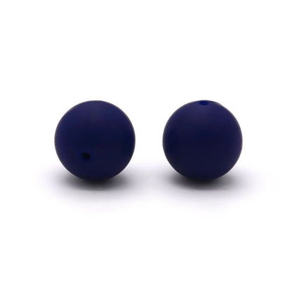 15mm Round Silicone Beads