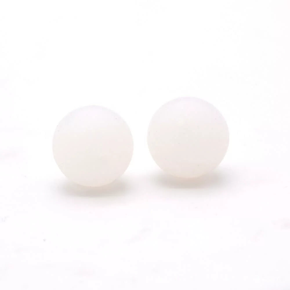 15mm Round Silicone Beads