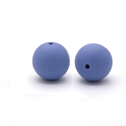 15mm Round Silicone Beads