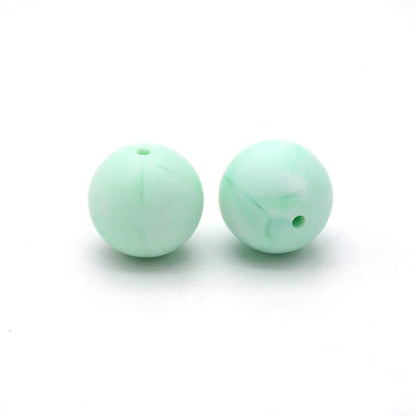 12mm Round Silicone Beads
