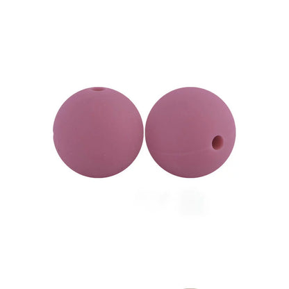 12mm Round Silicone Beads