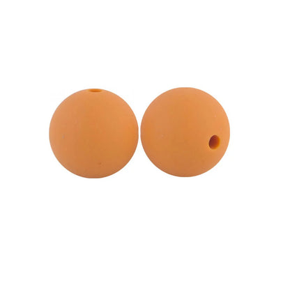 15mm Round Silicone Beads