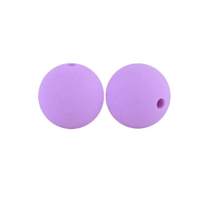 12mm Round Silicone Beads