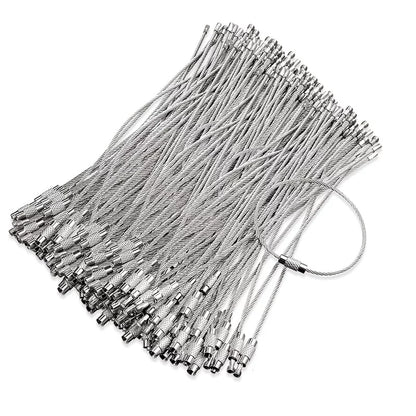 Beadable Cup Charm Wire Stainless Steel
