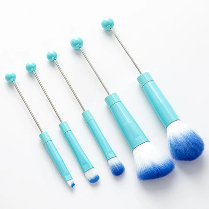 Beadable 5pcs Makeup Brush Set Makeup Tools