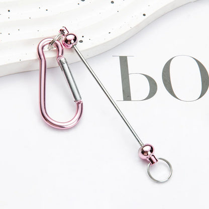 Beadable Carabiner Keychain
