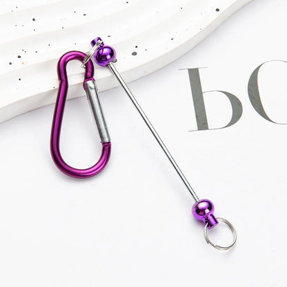 Beadable Carabiner Keychain