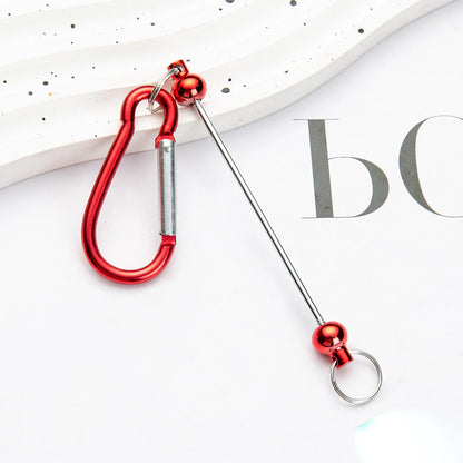 Beadable Carabiner Keychain