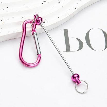Beadable Carabiner Keychain