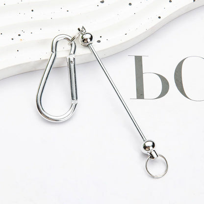 Beadable Carabiner Keychain