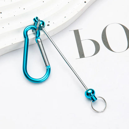 Beadable Carabiner Keychain